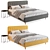 Dins 160 Divan Bed with Side Table 3D model small image 2
