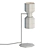 elegant glass shade table lamp 3D model small image 2