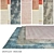 Title: DOVLET HOUSE Carpets - Set of 5 (Part 578) 3D model small image 2