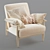 Anthropologie Kershaw Chair: Modern Comfort for Your Space 3D model small image 1