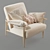 Anthropologie Kershaw Chair: Modern Comfort for Your Space 3D model small image 3
