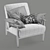 Anthropologie Kershaw Chair: Modern Comfort for Your Space 3D model small image 5