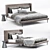 Elegant BoConcept Austin Bed 3D model small image 1