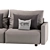 Gimmarp 3-Seater Sofa: Comfort in Rudorna Brown 3D model small image 2