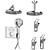 HANSGROHE Ecostat Raindance Novus Loop: Adjustable Shower Set with Watering Can 3D model small image 3