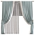 Modern Curtain Design - Curtain 793 3D model small image 1