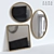Metal Frame Mirror, Zara Home 3D model small image 1