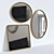 Metal Frame Mirror, Zara Home 3D model small image 3