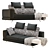 Title: Atlantic Bedding - Luxury Sofa for Elegant Living 3D model small image 1