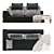 Title: Atlantic Bedding - Luxury Sofa for Elegant Living 3D model small image 2