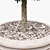 Round Boxwood Bush in Pot 3D model small image 2