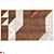 Elegant Wood Wall Panel 02 3D model small image 4