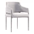 Sophisticated Dining Chair 3D model small image 3