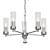 Elegant Jeanette Chandelier - Chromium 3D model small image 1