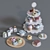 Tea Party Toy Set 3D model small image 1