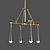 Elegant Tupelo Chandelier 3D model small image 1