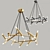 Minimalist Pendant Chandelier 3D model small image 5