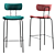 Majestic Muse Bar Stool 3D model small image 3