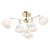 Paola Ceiling Chandelier - Elegant Glass Shades 3D model small image 1