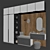 Modern Steel Hallways 98 3D model small image 3