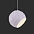 Sleek Minimalist Pitch Pendant 3D model small image 2