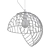 Elegant Black Dana Pendant Light 3D model small image 2