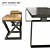 Elegant Loft Dining Set 3D model small image 2