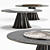 Elegant Dragonfly Dining Table 3D model small image 1