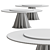 Elegant Dragonfly Dining Table 3D model small image 2