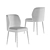 LEKK Oak Dining Set: LUM Chair & Classic Table 3D model small image 5