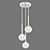 Micaela 3 Crystal Pendant Light 3D model small image 4