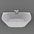 ABBER AB9216 Wall-mounted Bath 3D model small image 1