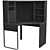 Modern Corner Desk with Storage - Micke 3D model small image 3