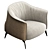 The Archi Armchair: Modern Elegance 3D model small image 6