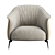 The Archi Armchair: Modern Elegance 3D model small image 7