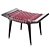 Safari-inspired Dinka Stool 3D model small image 1