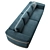 Luxurious Fendi Casa Ray Sofa 3D model small image 10