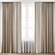 Poly Curtain Model - 3ds Max & Obj 3D model small image 1