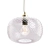 Blush Embossed Glass Pendant 3D model small image 1