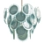 Dazzling Mini Diva Chandelier 3D model small image 1