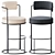 Elegant and Stylish Bar Stool 3D model small image 2