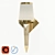 Golden Elegance Wall Sconce 3D model small image 4