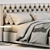 Elegant RH Adler Diamond Bed 3D model small image 5