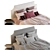 Adona Bed: Elegant and Versatile 3D model small image 5