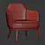 Elegant Comfort: Locylle Chair 3D model small image 5