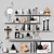 Sleek Shelves 17: Modern Storage Solution 3D model small image 1