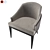 Sophisticated Wolfe Dining Chair 3D model small image 10