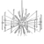 Modern Eris Glass Chandelier 3D model small image 2