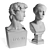 Classic Venus & David Busts 3D model small image 5