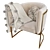 Kershner Armchair: Comfort and Elegance Combined 3D model small image 3